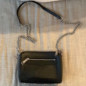 Rebecca Minkoff Black Avery Leather Crossbody Bag